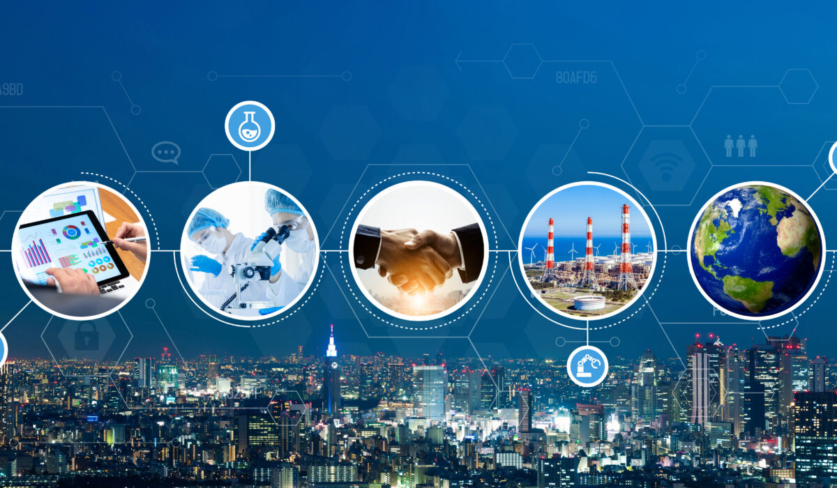 Various industry concept.