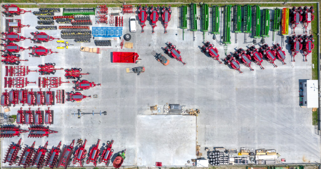 Aerial view at auction